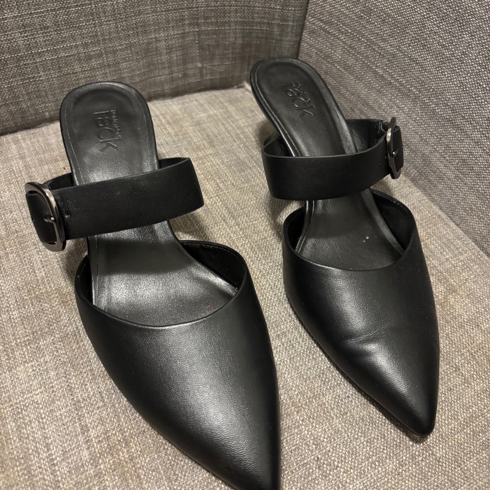 Nordstrom rack low black heels